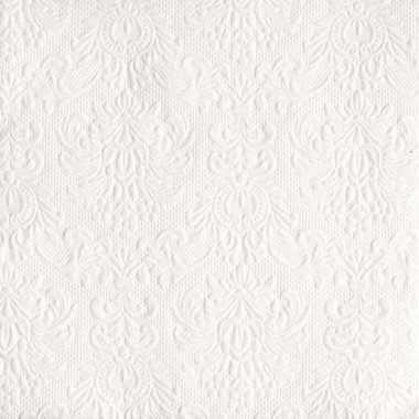 45x luxe servetten barok patroon wit 3-laags kopen