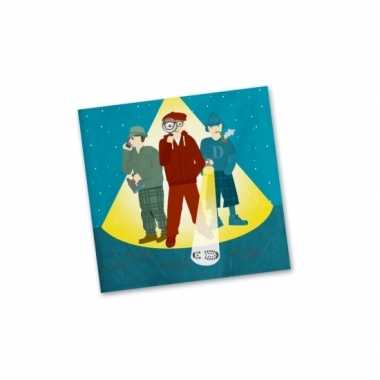 Detective servetten 33 cm kopen