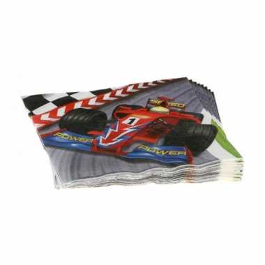 Formule 1 serie servetten 20 stuks kopen