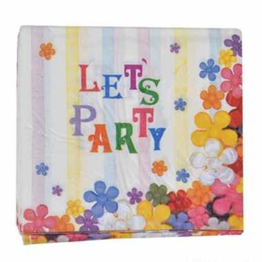 Papieren party servetten 16 stuks kopen