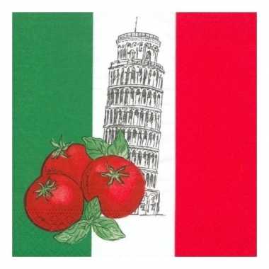 Servetten italie 100 stuks kopen