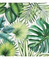 100x papieren servetjes jungleprint 33 x 33 cm