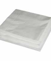 Bbq servetten wit 150x stuks