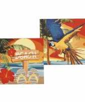 Hawaii thema servetten 12 stuks