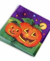 Papieren halloween servetten 20 stuks